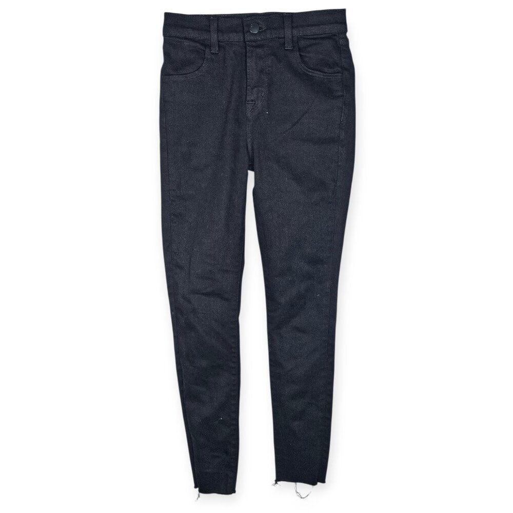 J Brand Black Mid-Rise Skinny Denim Jeans Women's Size 24